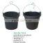 Fiber-Reinforced rubber bucket,Feed buckets,rubber pail,cubo de goma 14l