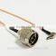 RG316 Cable 15cm with N Male Connector Switch CRC9 Male Right Angle Connector