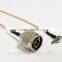 New designed RG316/RG178 pigital coaxial cable with CRC9 Male Right Angle to N male connector