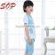 Blue Casual Sport Clothing Kids Children Cotton 2-piece Clothing Set