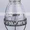 Glass juice dispenser with metal rack (CCP800)