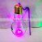 400ml juice, beverage glass light bulb shape bottle