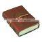 Front Circle Design Stone Leather Journal Personal Diary Recipe Diary With Handmade Paper