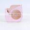 Factory high quality pink stylish leather Camera Bag in Dongguan