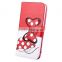 Patent Design Bowknot Button Wallet Leather Case For iPhone 5/5s