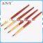 ANY Nail Design Care Acrylic Nails Building Rosewood Nail Sable Brush