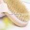 High quality hand-hold wooden body wash massager brush