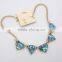 Fashion jewelry sets gold chain mood druzy natural stone jewelry set