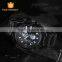 WEIDE Fashion Men Analog Digital Quartz Movement LCD Display Water Resistant Full Stainless Steel watch