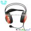 Wired gaming headset 7.1 surround headset with decoder & inline controller