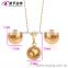 china factory hemisphere design earrings and pendant necklace costume jewellry sets