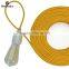 Copper Core PVC Insulation Sheath Round Flexible Yellow Round Electrical Wire