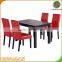 Dining room furniture for red wooden dining chair