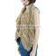 Real leather women rabbit fur vest, top quality from china factory KZ150118