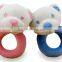 cartoon soft plush rattle toy for baby,Plush Bear Rattle Toy,Plush Small Rattle Bear Toy