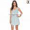 washed unlined waist drawstring design fashion dresses JXH400