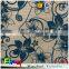 Middle east style Linen Cotton flocked upholstery fabric used for curtain sofa cushion material