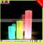 Plastic waterproof remote control light colorful lighting furniture square column
