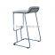 BS010B Metal stool with wooden top