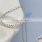 Long curved bar necklace delicate gold tube necklace dainty layered gold filled jewelry
