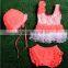 Sexy lace transparent cute swimwear unlined for kids