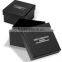 black paper custom logo printed jewelry boxes