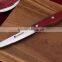 big steak knife set with color wood handle