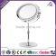 Brand new chrome metal table top vanity mirror