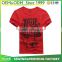 New fashion mens 100% cotton short sleeve casual silk srceen prined t-shirt