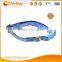 Neck Size 25~40cm Sea Turtle Print Nylon Dog Collar Pet Collar Blue Color, Free Shipping on 49usd order