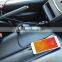 HUNDA Retrable Fireproof Smart IC 5V 4.8 Amp Dual USB Car Charger with Cable for Iphone and Android Devices
