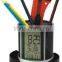 Colorful-Light clock penholder