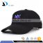 China Factory Daijun New Design OEM High Quality 100%cotton Metal Buckle Black Embroidered logo Men Custom A-Flex Caps