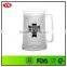 BPA Free double wall 450 ml plastic beer mug with handle