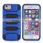 Wholesale tank style two in one tpu+pc back cover case for iphone 6