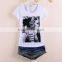 cheap promotional price women cheap stock t shirt white t shirt wholesale cheap