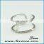New arrival Fashion Jewelry light blue big crystal Ring Gemstone Ring