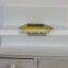 yellow hexagon thin wooden tray