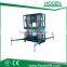 Mobile hydraulic 8m telescopic mast climbing work platform