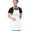 New Design adjustable bib apron with two pockets,custom apron white apron