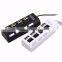 4 Ports High-Speed USB 2.0 Hub with Independent Switch and LED Indicator Lights