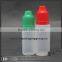 10 ml PE bottle e cig PE bottles child proof cap green PE bottle child evident caps