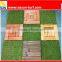 Wooden decking tile made of Fir with interlocking backing