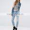 Destroy Ladies Jeans Top Design Boyfriend Jeans Length 30