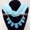 Fashion Acrylic Necklace Chiffon Scarf for Lday
