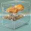 clear acrylic bulk food bin/acrylic cake stand/acrylic cake display stand
