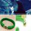 New fashion beautiful korean magnet clasp red crystal gold green resin imitation jade bangle bracelet Legend of the blue sea