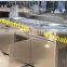 double pan with 10 tanks CE certificate fry ice cream machine roll/fried ice cream roll machine