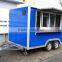 Manufacture Customized Pizza Fast Food Trailer/ Electric Modern Design Towable Mobile Pizza Food Cart For Sale