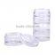 Plastic clear cream jar/5g cosmetic cream jar